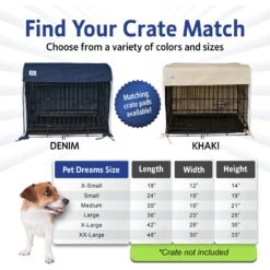 Pet Dreams Double Door Dog Crate Cover 12 Pet Dreams Double Door Dog Crate Cover -PetSafe Kong Shop 362682 PT5. AC SS1800 V1684885633