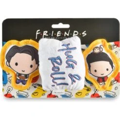 Fetch For Pets Friends V-Day "Hug & Roll" Canvas Squeaky Dog Toy, 3 Count