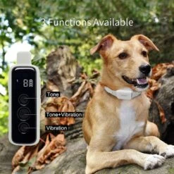 PATPET P651A Vibration & Beep Remote Dog Training Collar & NFC ID Tag, Grey -PetSafe Kong Shop 363750 PT2. AC SS1800 V1647963987