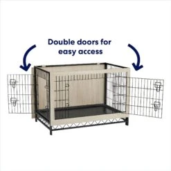 Frisco Easy Set-Up Wood Furniture Style Dog Crates -PetSafe Kong Shop 363840 PT4. AC SS1800 V1685459485
