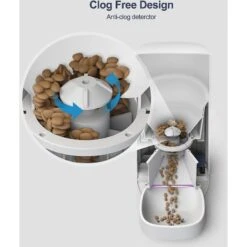 Petdiary Automatic Dog & Cat Feeder, White, Medium -PetSafe Kong Shop 364527 PT6. AC SS1800 V1646695915