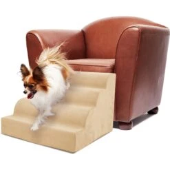 Precious Tails High Density Foam Scalloped 4 Steps Dog & Cat Stairs -PetSafe Kong Shop 366770 PT8. AC SS1800 V1644364604