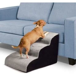 Pet Parade 3 Tier Step Up Pup Dog & Cat Stairs -PetSafe Kong Shop 367098 PT2. AC SS1800 V1643928488