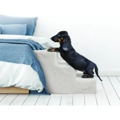 Pet Parade Three Step Dog & Cat Stairs, White, Medium 6 Pet Parade Three Step Dog & Cat Stairs, White, Medium -PetSafe Kong Shop 367101 PT2. AC SS1800 V1643926892