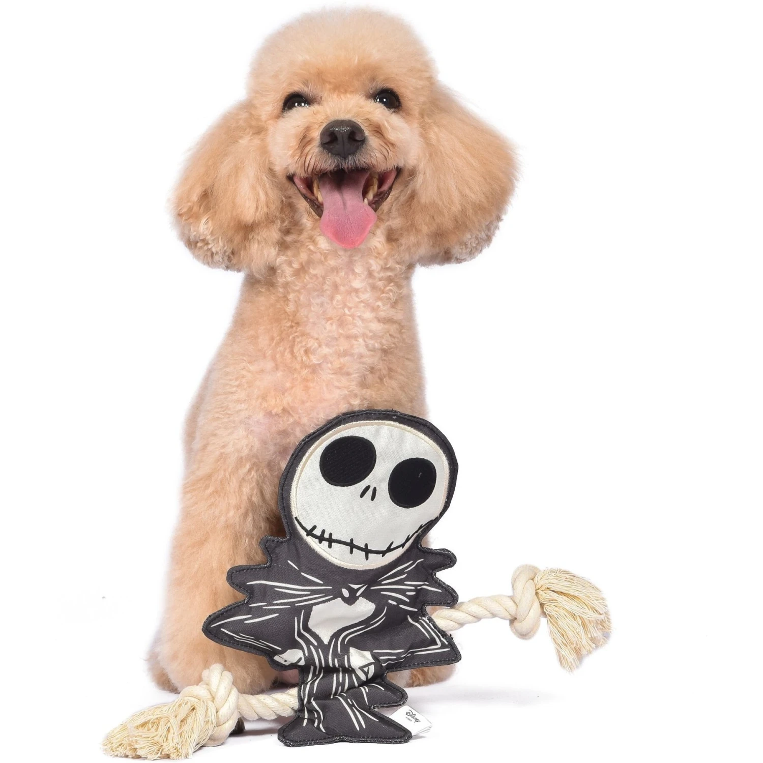 Fetch For Pets Nightmare Before Christmas Halloween Jack Skellington Flattie Dog Toy 4 Fetch For Pets Nightmare Before Christmas Halloween Jack Skellington Flattie Dog Toy - Image 4