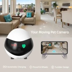 ENABOT EBO SE Automatic Smart Robot Camera -PetSafe Kong Shop 367422 PT3. AC SS1800 V1647549992