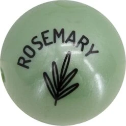 Planet Dog Orbee-Tuff Essentials Rosemary Scented Interactive Dog Ball Treat Dispenser Toy, Green