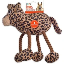 Outward Hound Tuggy Buddyz Leopard Rope Squeaky Dog Toy 11 Outward Hound Tuggy Buddyz Leopard Rope Squeaky Dog Toy -PetSafe Kong Shop 368194 PT5. AC SS1800 V1644530528