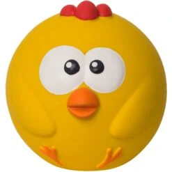 Outward Hound Sillyz Chick Latex Rubber Squeaky Ball Dog Toy