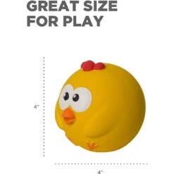 Outward Hound Sillyz Chick Latex Rubber Squeaky Ball Dog Toy 8 Outward Hound Sillyz Chick Latex Rubber Squeaky Ball Dog Toy -PetSafe Kong Shop 368196 PT2. AC SS1800 V1644531757