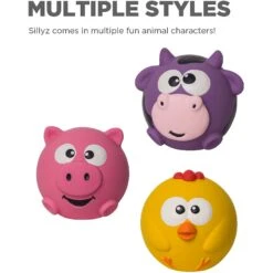 Outward Hound Sillyz Cow Latex Rubber Squeaky Ball Dog Toy -PetSafe Kong Shop 368198 PT3. AC SS1800 V1644531434