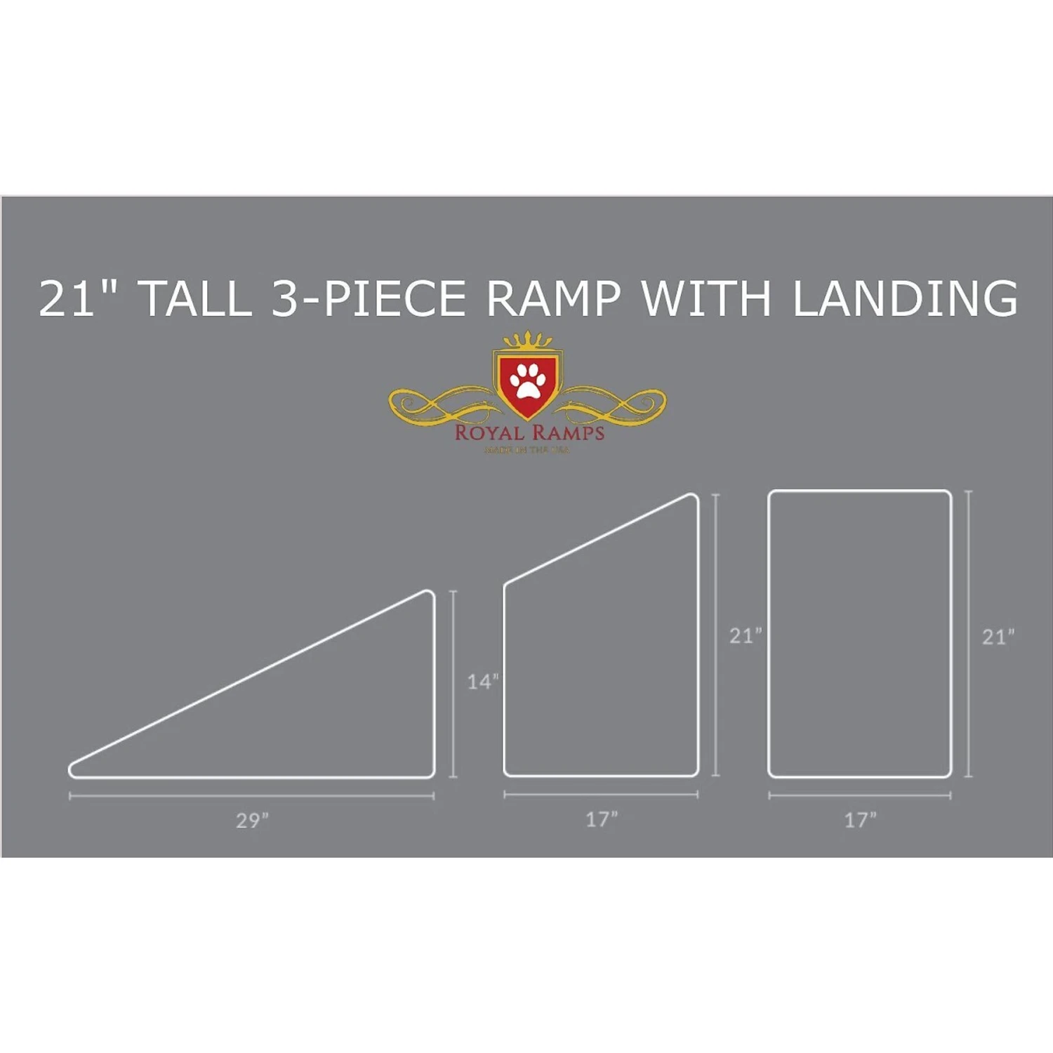 Royal Ramps Extra Wide Dog & Cat Ramp & Landing 2 Royal Ramps Extra Wide Dog & Cat Ramp & Landing - Image 2