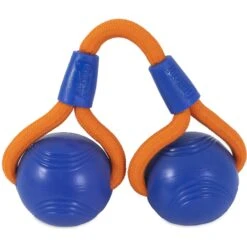 Chuckit! Crunch Duo Tug Dog Toy, Orange -PetSafe Kong Shop 369049 PT2. AC SS1800 V1645577782