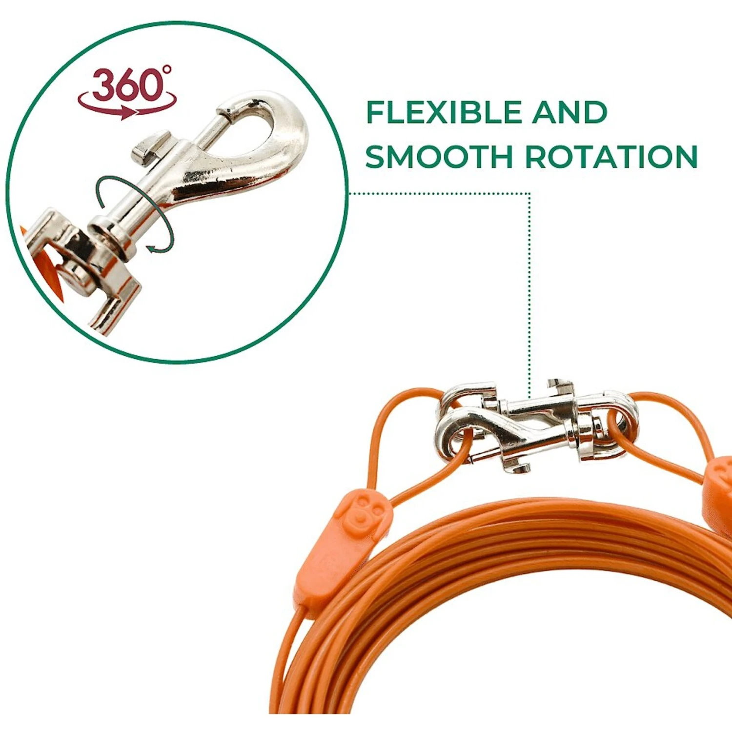 IntelliLeash Tie-Out Dog Cables 3 IntelliLeash Tie-Out Dog Cables - Image 3