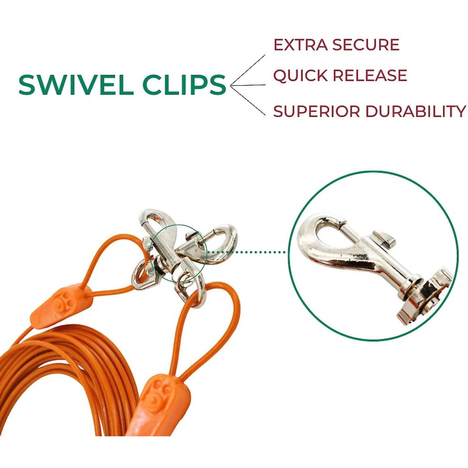 IntelliLeash Tie-Out Dog Cables 5 IntelliLeash Tie-Out Dog Cables - Image 5