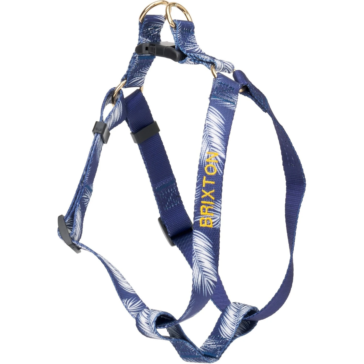 Boulevard Personalized Stripe Dog Harness 1 Boulevard Personalized Stripe Dog Harness