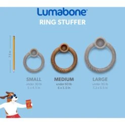 Lumabone Ring-Stuffer Beef Flavor Dog Toy -PetSafe Kong Shop 370193 PT5. AC SS1800 V1646765516