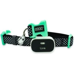Link My Pet Dog GPS & Activity Tracker With Training Tools & DOOG Dog Collar, Black