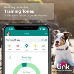 Link My Pet Dog GPS & Activity Tracker With Training Tools & Link Bluetooth Beacon, Black & White -PetSafe Kong Shop 370217 PT5. AC SS1800 V1657657434