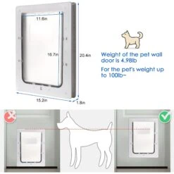 Ownpets Plastic Flap Dog Door -PetSafe Kong Shop 370241 PT1. AC SS1800 V1646091160