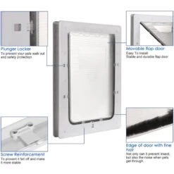 Ownpets Plastic Flap Dog Door -PetSafe Kong Shop 370241 PT4. AC SS1800 V1646084205