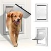 Ownpets Weatherproof Aluminum Dog Door