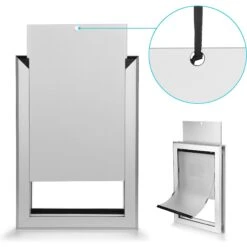 Ownpets Weatherproof Aluminum Dog Door -PetSafe Kong Shop 370243 PT5. AC SS1800 V1646082108
