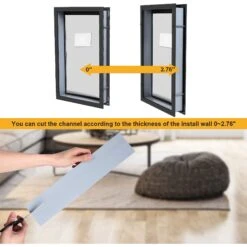 Ownpets Aluminum Magnetic Flap Heavy Duty Dog Door -PetSafe Kong Shop 370245 PT2. AC SS1800 V1646091142