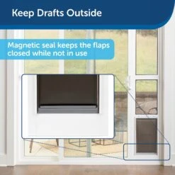 PetSafe Extreme Weather Sliding Glass Dog & Cat Door Replacement -PetSafe Kong Shop 370781 PT2. AC SS1800 V1645808787