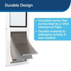 PetSafe Extreme Weather Sliding Glass Dog & Cat Door Replacement -PetSafe Kong Shop 370781 PT3. AC SS1800 V1645808188