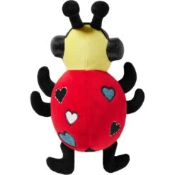 Frisco Valentine Jammin' Ladybug Plush Squeaky Dog Toy -PetSafe Kong Shop 371083 PT2. AC SS1800 V1666277317