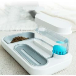 Hanamya 2-in-1 Dog & Cat Feeder Set With Automatic Water Dispenser -PetSafe Kong Shop 505986 PT3. AC SS1800 V1668731444