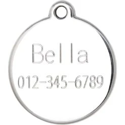 Red Dingo Alphabet Stainless Steel Personalized Dog & Cat ID Tag -PetSafe Kong Shop 507654 PT3. AC SS1800 V1657805700