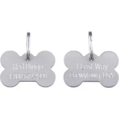 Red Dingo Titanium Bone Personalized Dog ID Tag -PetSafe Kong Shop 507958 PT4. AC SS1800 V1657657785