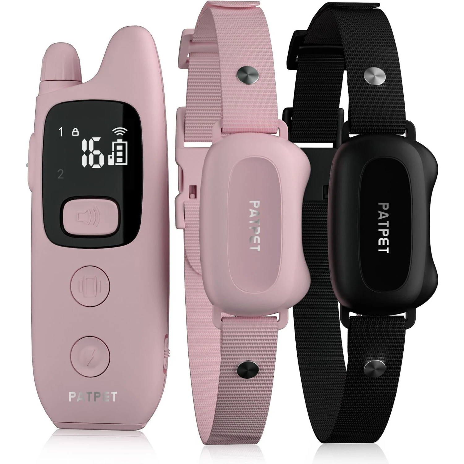 PATPET 682B 1000ft Remote Dog Training Collar, Pink, Small 1 PATPET 682B 1000ft Remote Dog Training Collar, Pink, Small