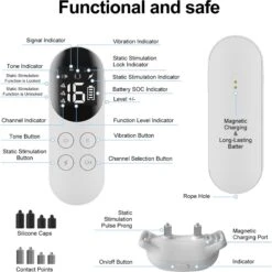 Petdiary T200 Waterproof Remote Dog Training Collar, White -PetSafe Kong Shop 514318 PT7. AC SS1800 V1657658063