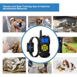 Petdiary T500 Deterrent Spray Rechargable Remote Dog Training Collar, Black -PetSafe Kong Shop 514366 PT4. AC SS1800 V1658283476