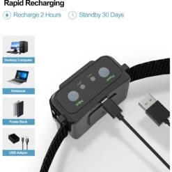 Petdiary Deterrent Spray Rechargeable Anti-Bark Dog Collar, Black -PetSafe Kong Shop 514414 PT5. AC SS1800 V1658230378