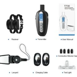 Petdiary T730 Dog Training Collar & Receiver, Black -PetSafe Kong Shop 514438 PT7. AC SS1800 V1657658061