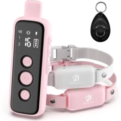 Bousnic Remote Dog Training E-Collar, Pink, 2 Count