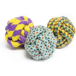 Roscoe's Pet Products Braided Rope Ball Dog Toy, Multi-Color -PetSafe Kong Shop 529806 PT2. AC SS1800 V1652740325