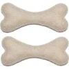 Awoo Felt Toy Bones Dog Toy, Bundle Of 2