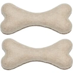Awoo Felt Toy Bones Dog Toy, Bundle Of 2