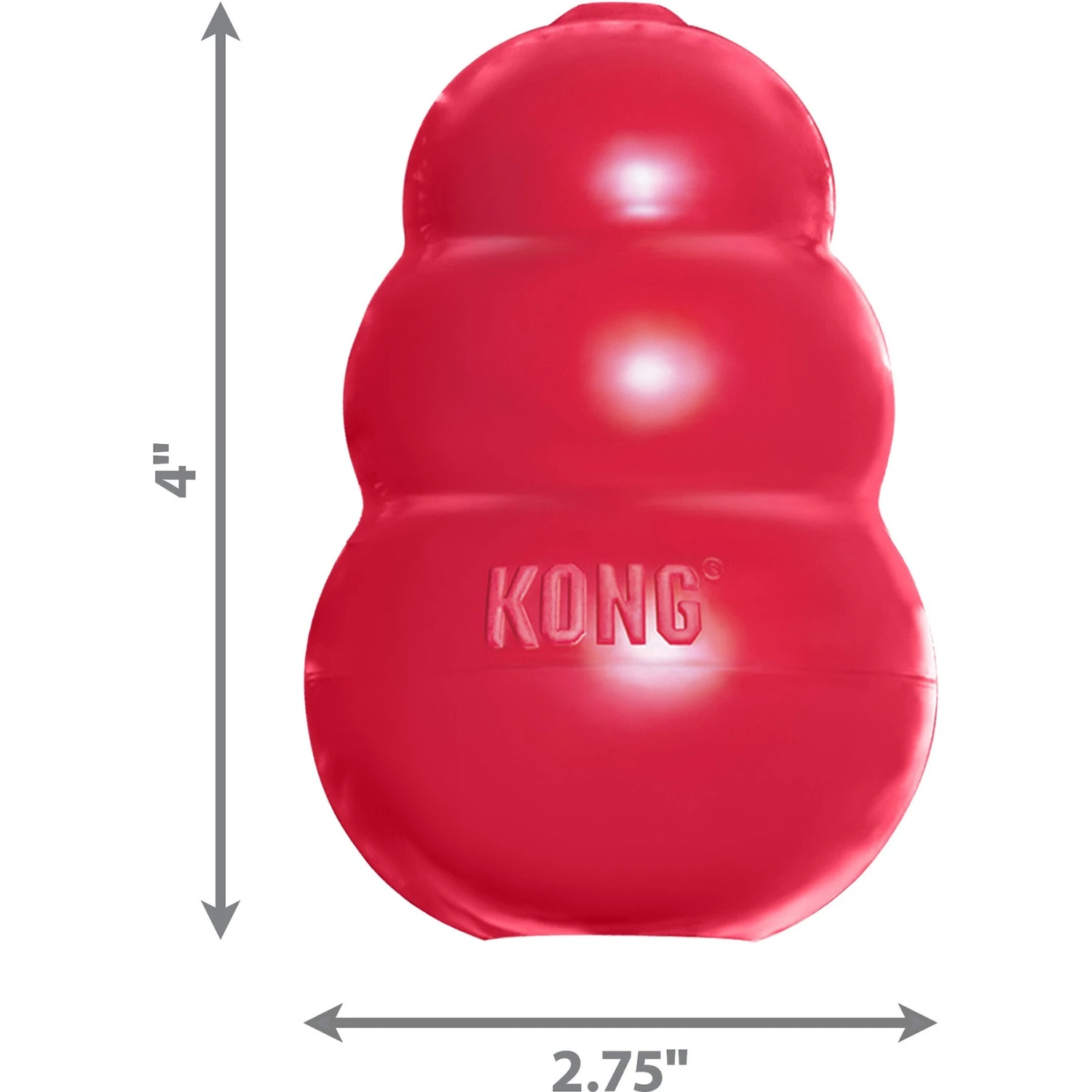 KONG Classic Dog Toy 3 KONG Classic Dog Toy - Image 3