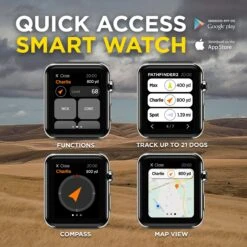 Dogtra Pathfinder2 GPS & Dog Training Collar System, Black -PetSafe Kong Shop 534486 PT6. AC SS1800 V1657658787