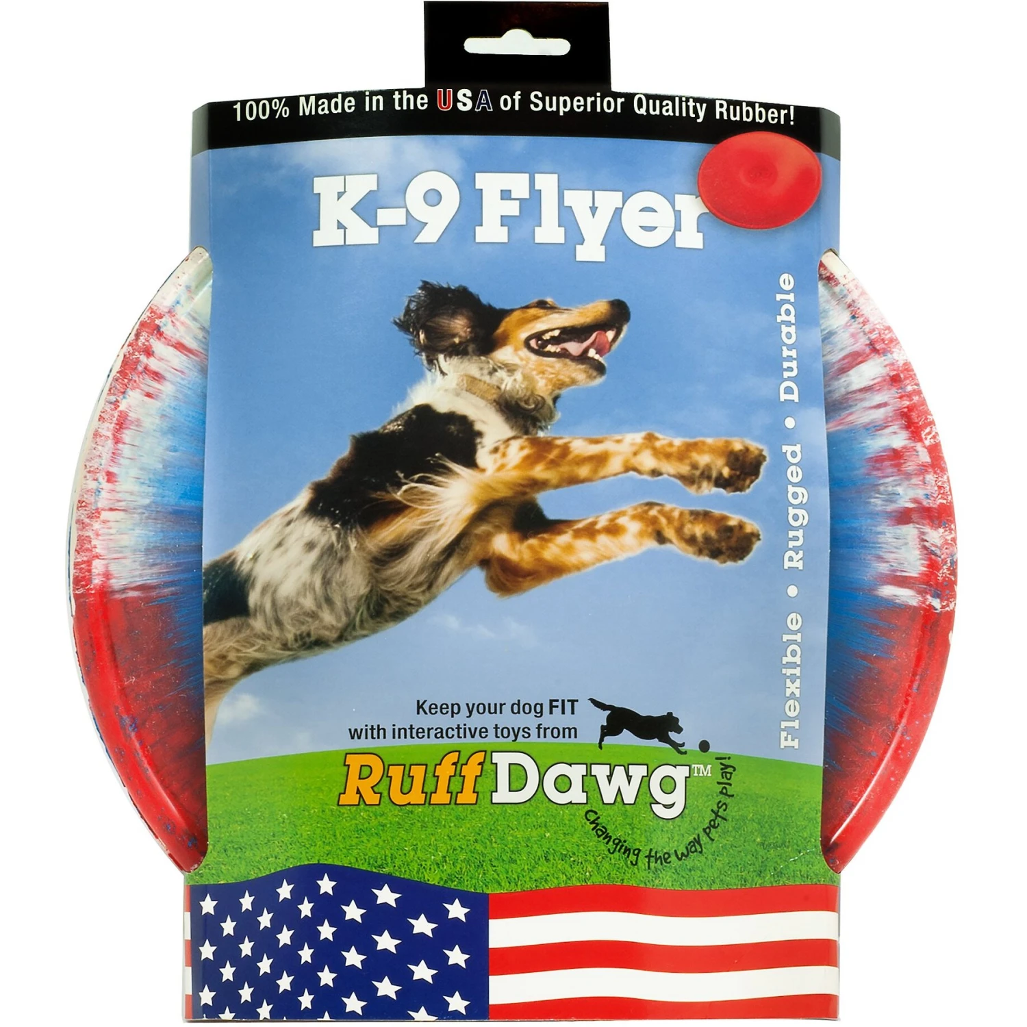 Ruff Dawg K9 Flyer Disc Dog Toy, Color Varies 1 Ruff Dawg K9 Flyer Disc Dog Toy, Color Varies