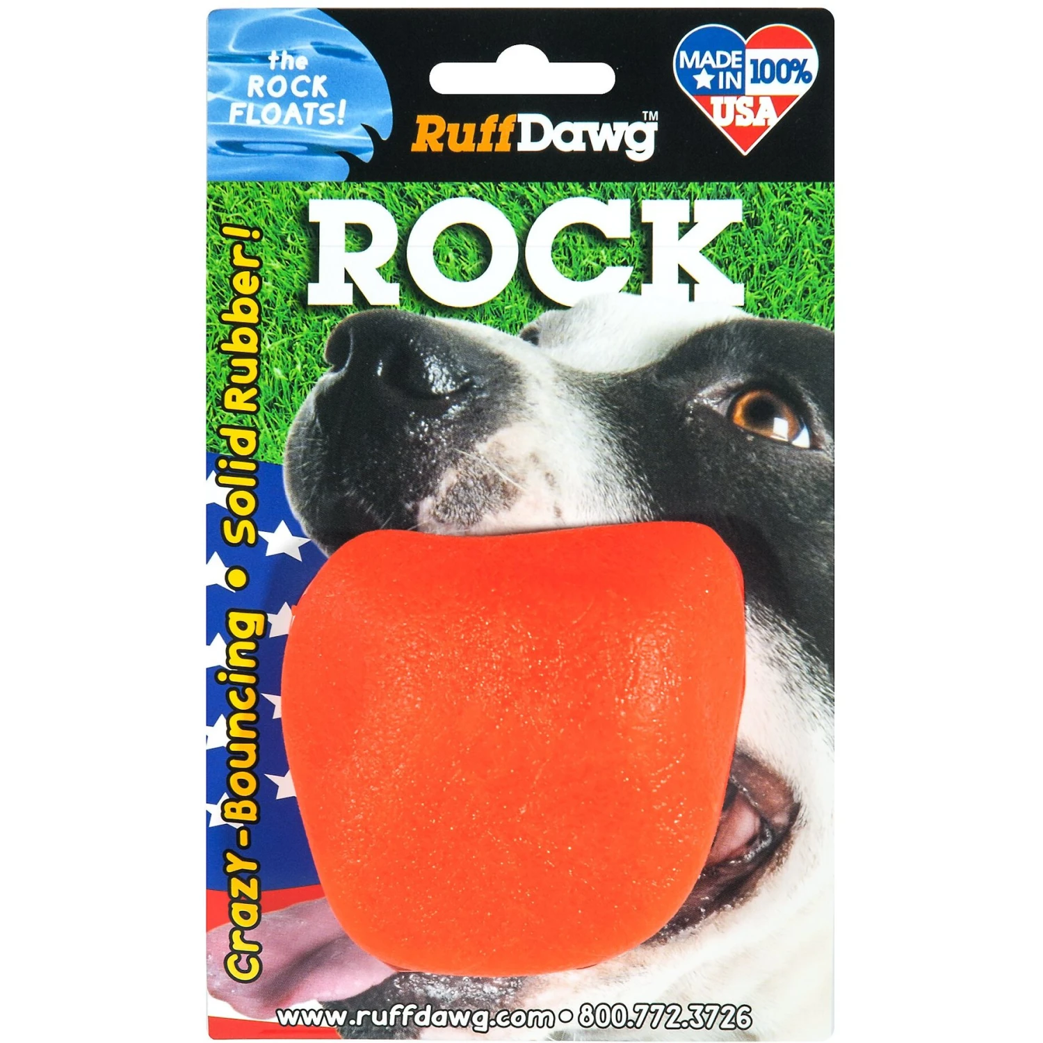 Ruff Dawg The Rock Dog Toy, Color Varies 1 Ruff Dawg The Rock Dog Toy, Color Varies