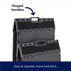 Frisco Foldable Cat & Dog Plastic Stairs, Grey -PetSafe Kong Shop 540726 PT2. AC SS1800 V1677161122