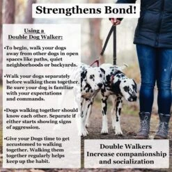 SunGrow Heavy Duty & Tangle Free Double Dog Training Leash Walking Accessory -PetSafe Kong Shop 541638 PT4. AC SS1800 V1652991388