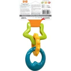 Nylabone Puppy Power Chew Teething Toy Rings Dogs Bacon Yellow -PetSafe Kong Shop 54231 PT5. AC SS1800 V1688390845
